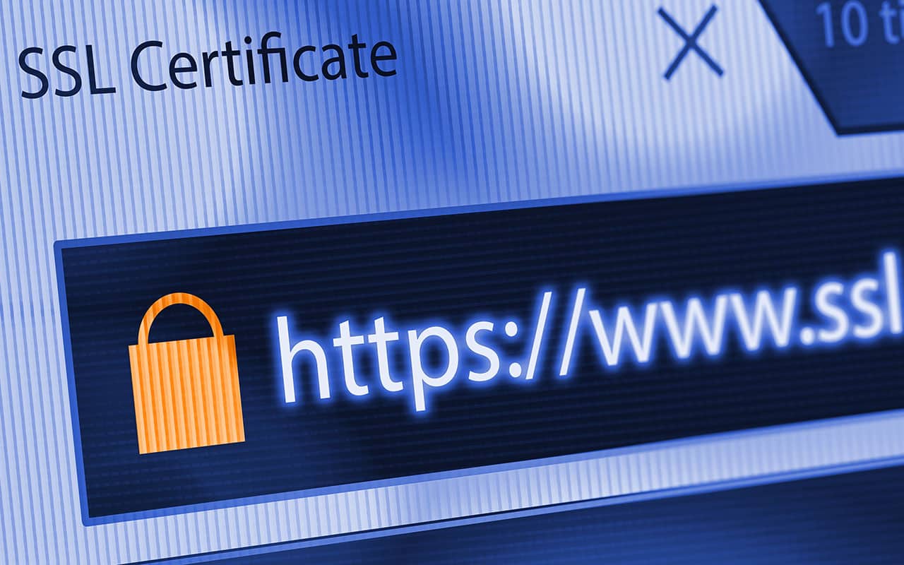 SSL certificate security for secure browsing and data protection
